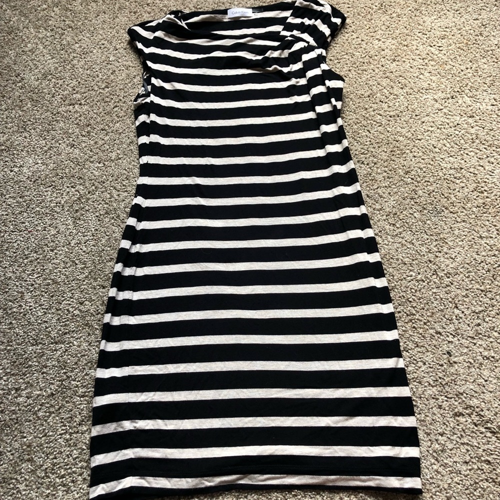 Calvin Klein striped dress